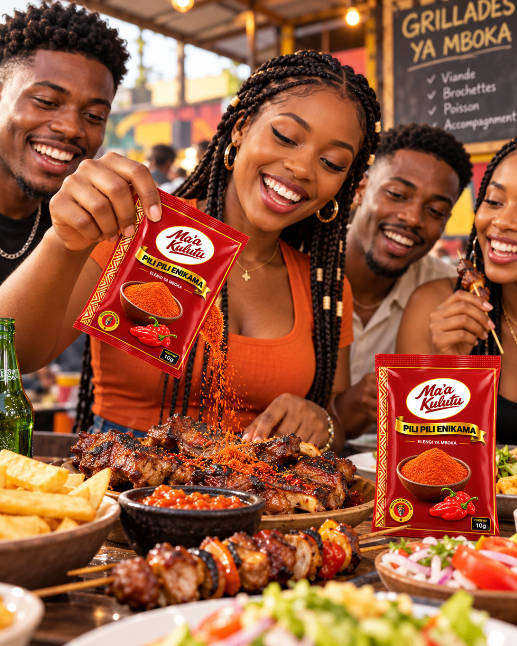 Pili Pili Ma’a Kulutu partagé autour de grillades